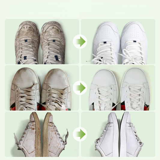 LE NETTOYEUR DE BASKETS EN MOUSSE ÉLIMINE LA SALETÉ ET LES TACHES