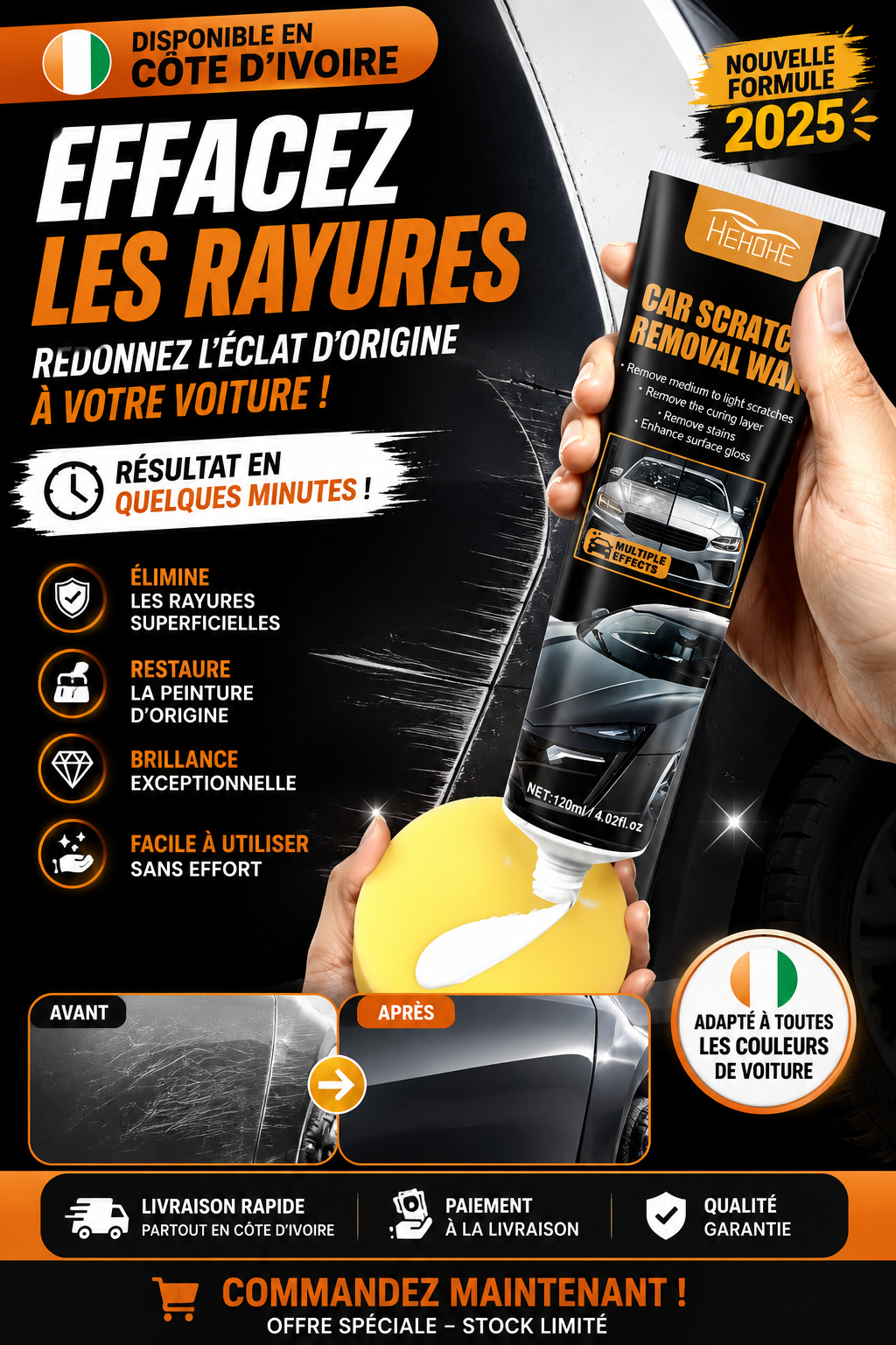 ✨ Efface les rayures en quelques minutes