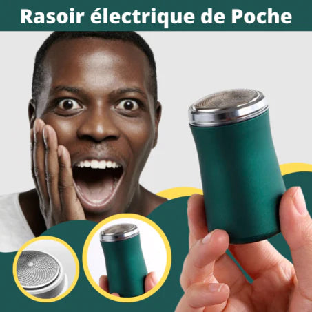 Mini rasoir électrique portable, couteau, visage, barbe, tondeuse à cheveux 2023