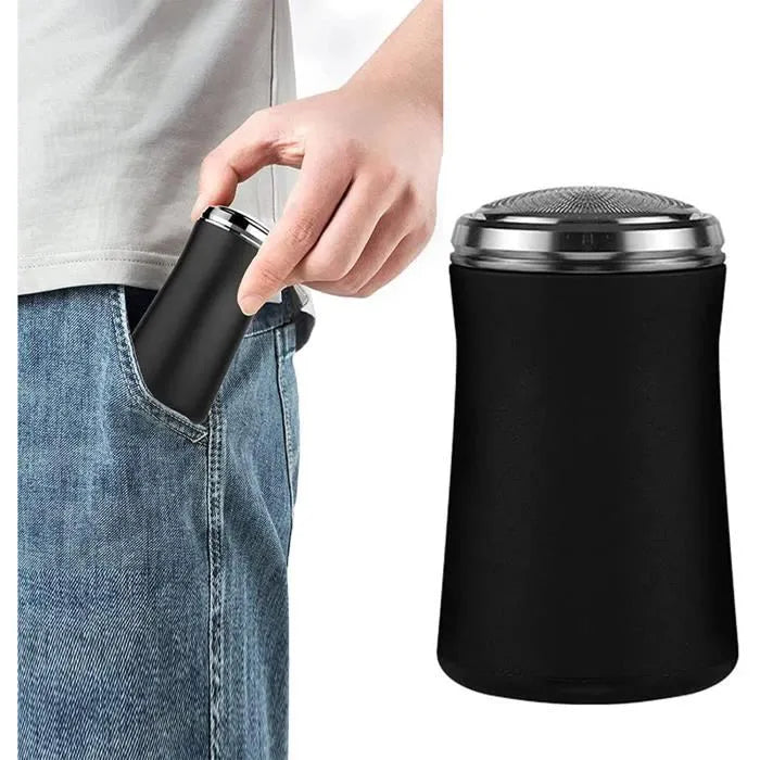Mini rasoir électrique portable, couteau, visage, barbe, tondeuse à cheveux 2023