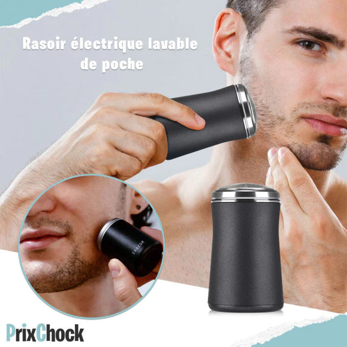 Mini rasoir électrique portable, couteau, visage, barbe, tondeuse à cheveux 2023